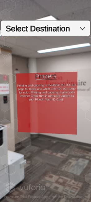FIT AR Navigation App screenshot